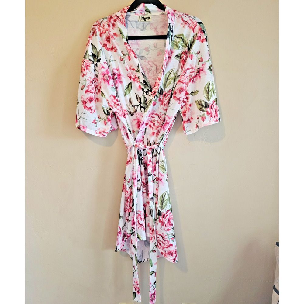 Show Me Your Mumu Robe One Size Brie Rose Bridal Wedding Shower Gift Floral